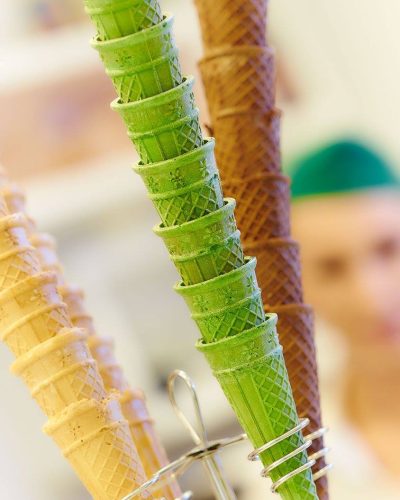gelateria cono verde